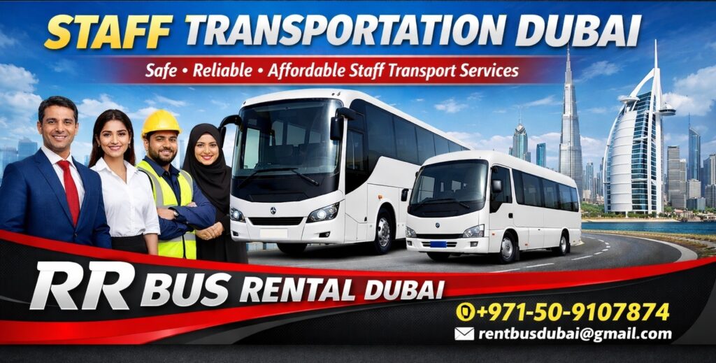 Staff transportation services in Dubai