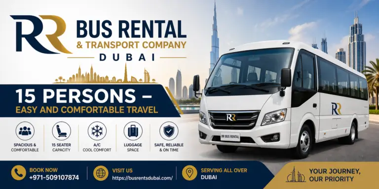 bus rental dubai 15 person
