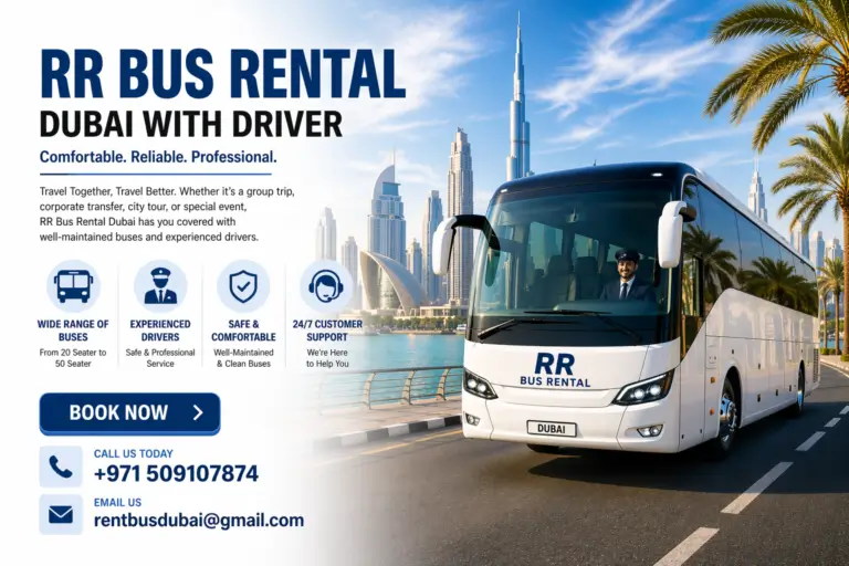 bus rental dubai with driver